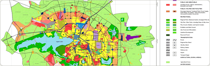 Bhopal Land Use Map संचालनालय नगर तथा ग्राम निवेश